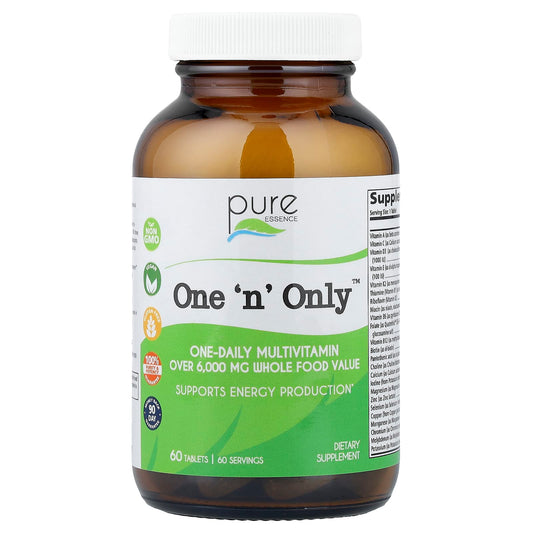 Pure Essence One 'n' Only Multivitamin, 60 Tablets