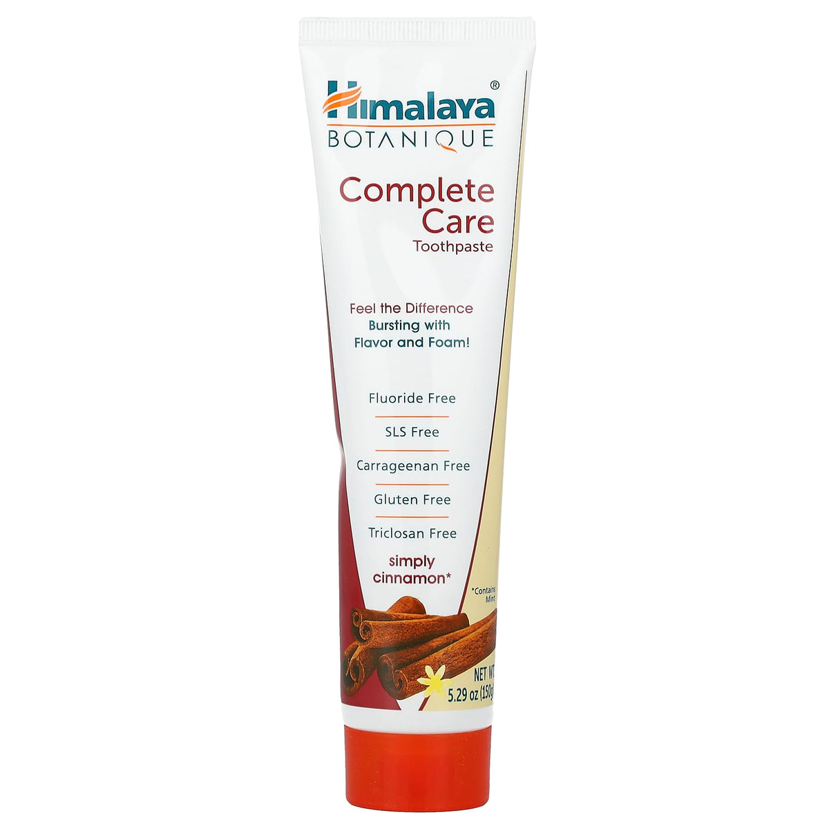 Himalaya Botanique Complete Care Toothpaste, Simply Cinnamon, 150 g — product view