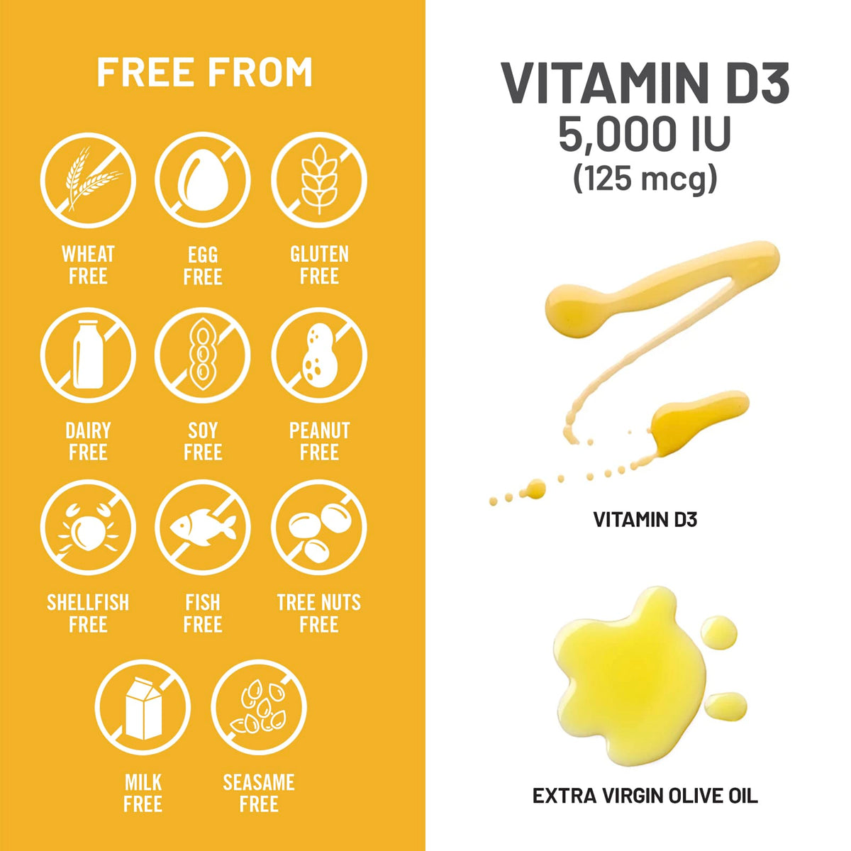 NatureWise Vitamin D3, 125 mcg (5,000 IU), 360 Softgels - view 5