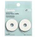 Davids Expanding Dental Floss Refills, Mint, 2 Count, 30 m (32.8 yd) Each