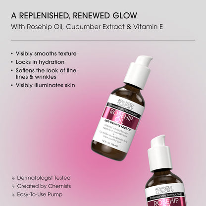 Advanced Clinicals Rosehip Oil, 1.8 fl oz (53 ml) - view 4
