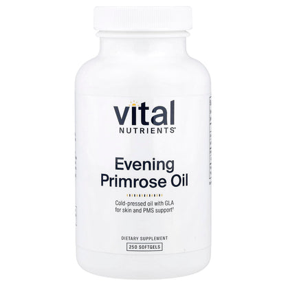 Vital Nutrients Evening Primrose Oil 250 Capsules