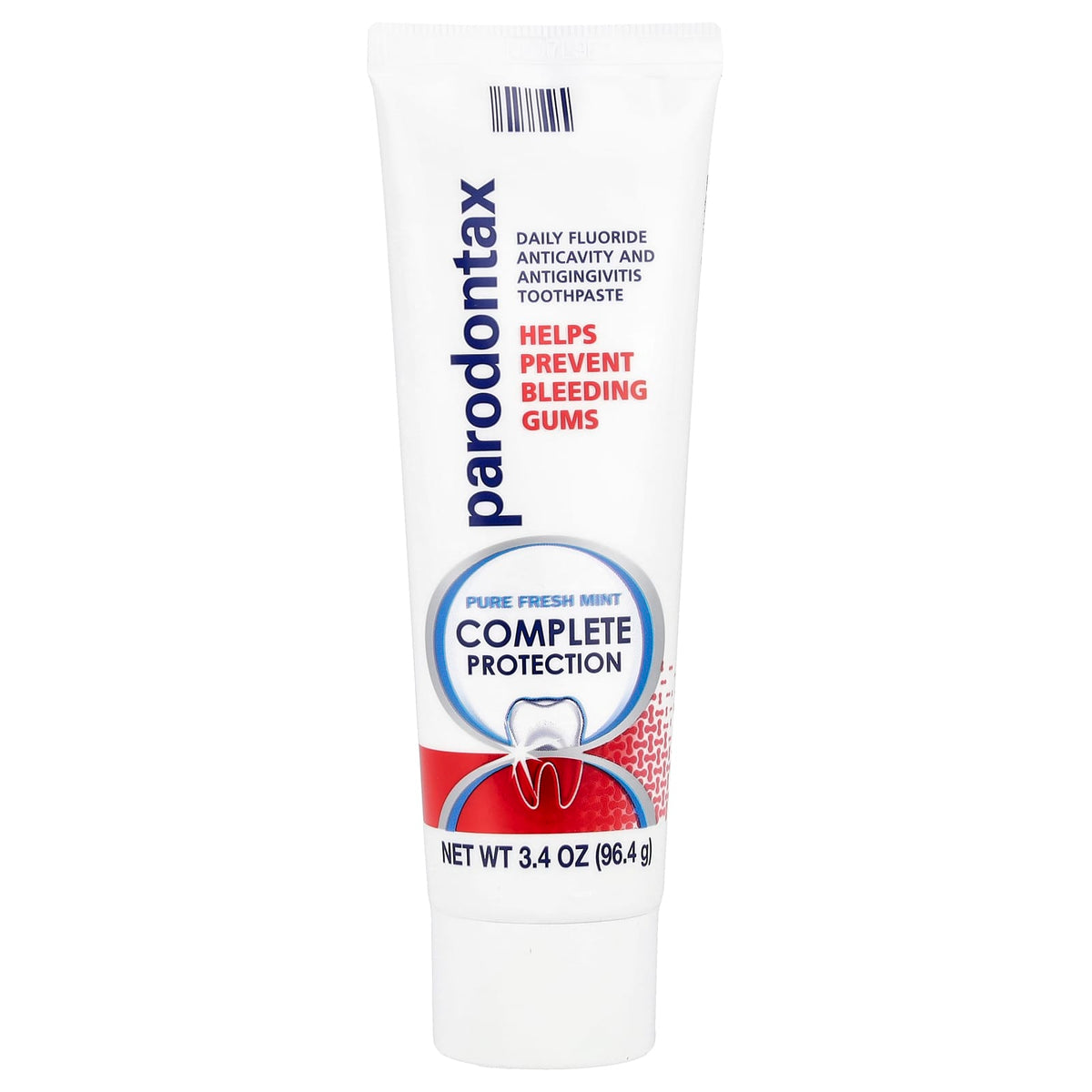 Parodontax Complete Protection Fluoride Toothpaste, Pure Fresh Mint, 96.4 g — product view