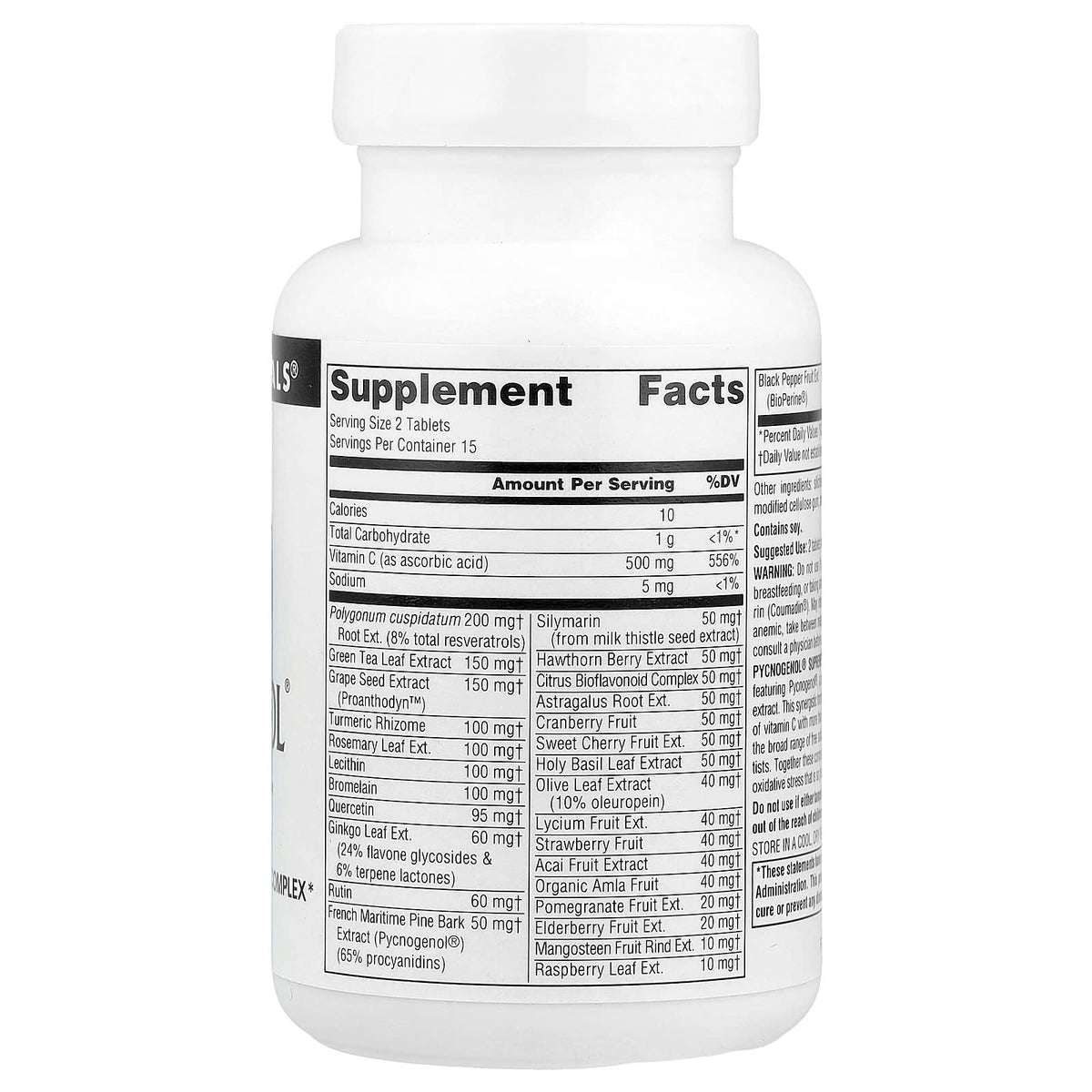 Source Naturals Pycnogenol Supreme, 30 Tablets — alternate product view