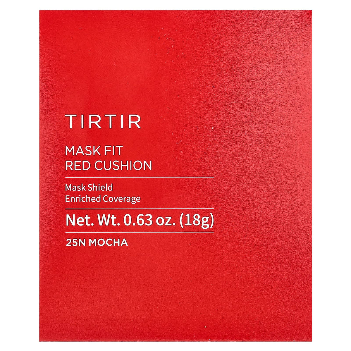 TIRTIR Mask Fit Red Cushion Foundation 25N Mocha 18 g (0.6 oz) — alternate product view