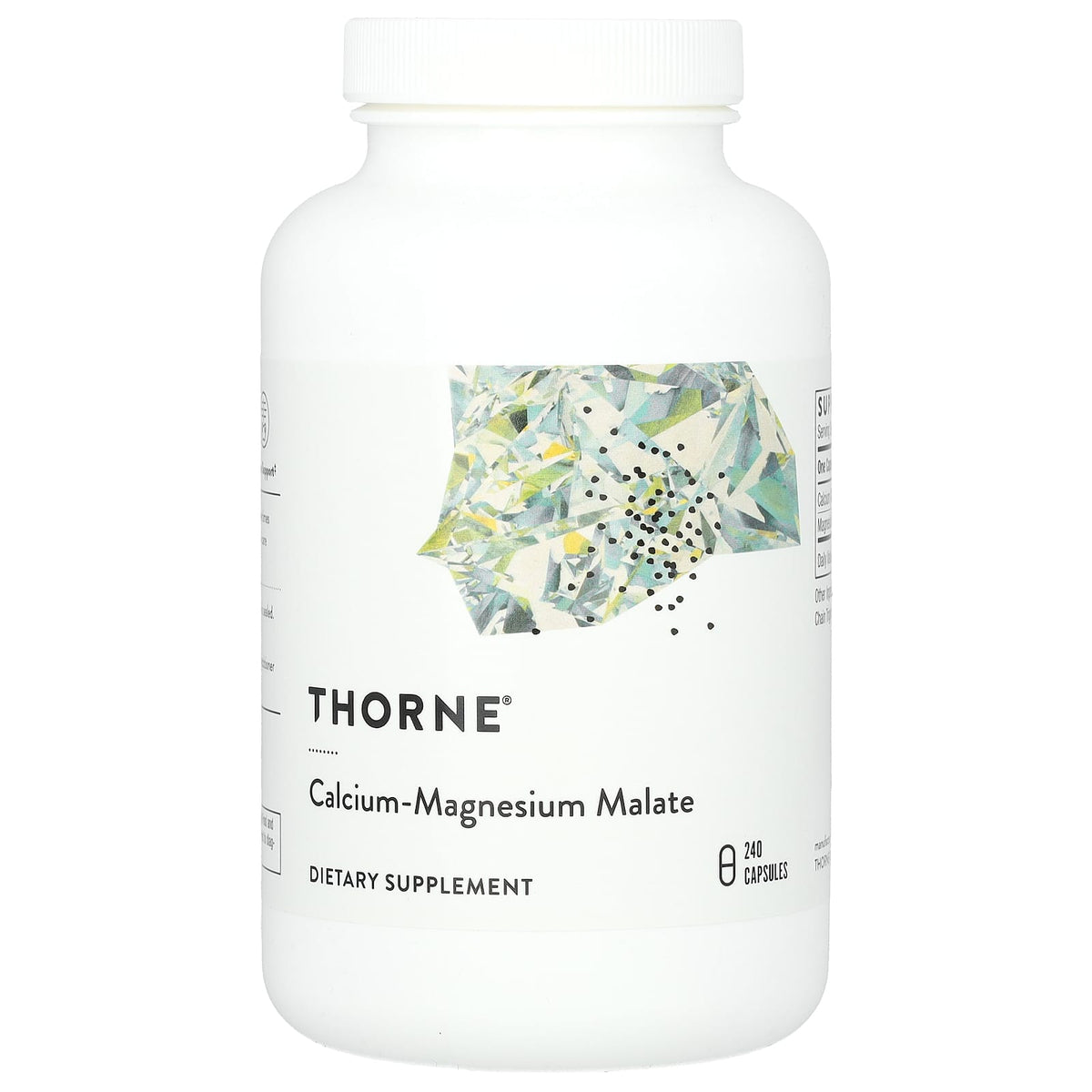 Thorne Calcium-Magnesium Malate, 240 Capsules — product view