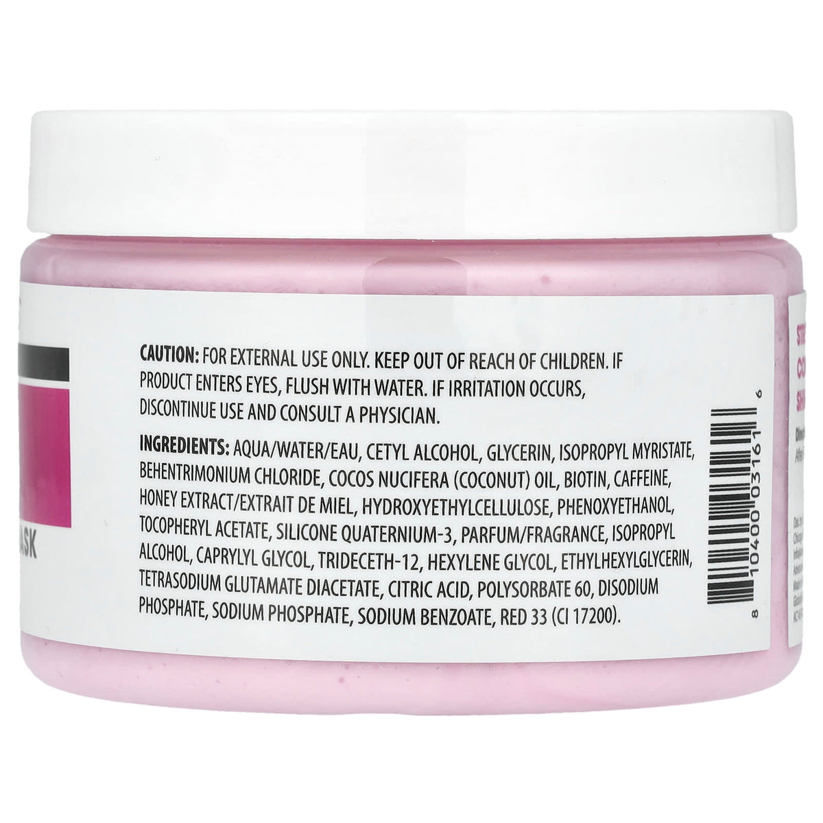 Advanced Clinicals Biotin Strengthening Hair Mask 340 ml (12 fl oz) — alternate product view