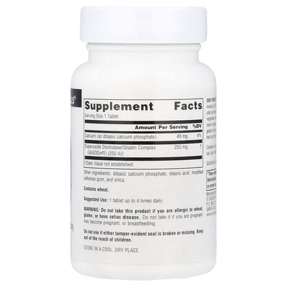 Source Naturals SOD Power 250 mg, 60 Tablets - view 2