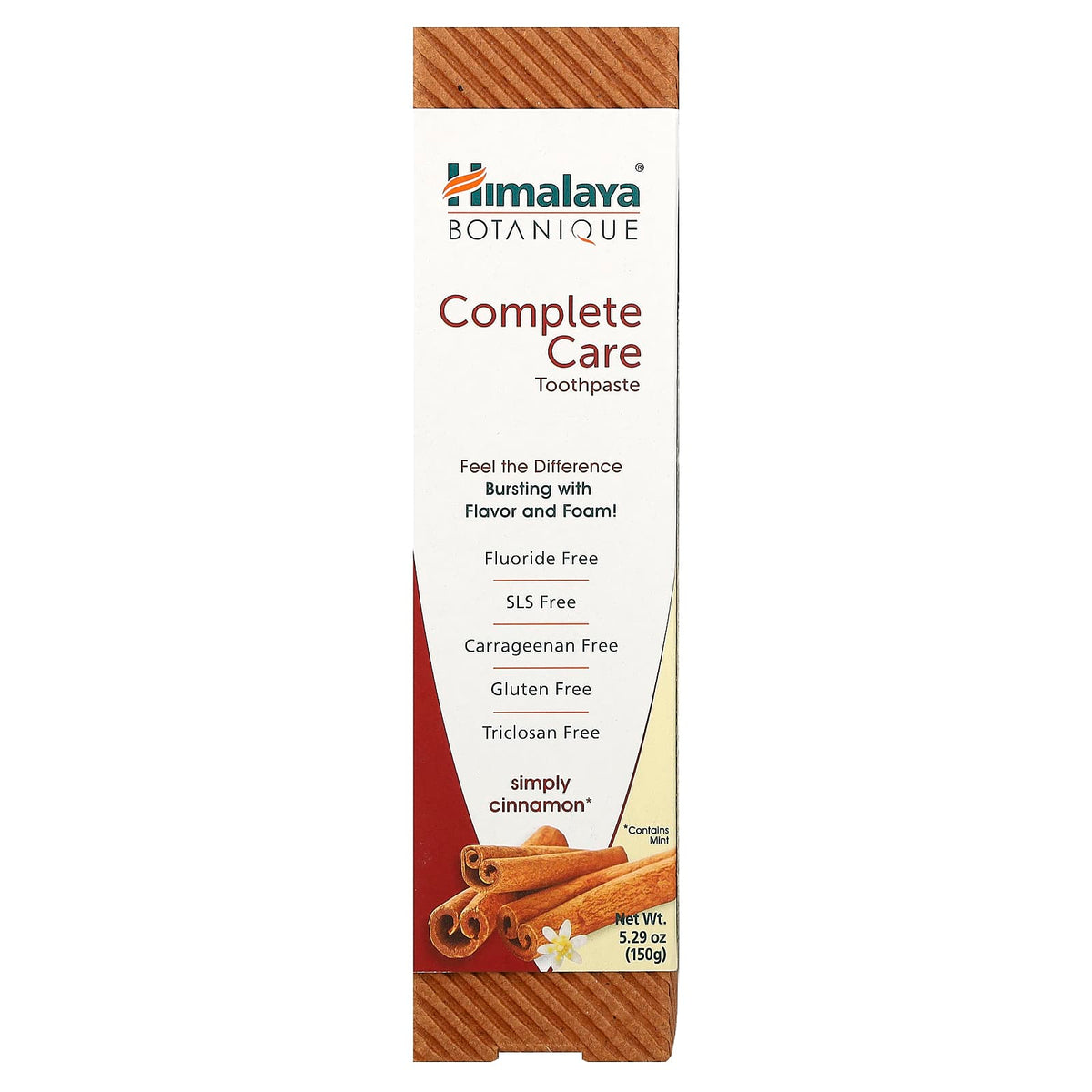 Himalaya Botanique Complete Care Toothpaste, Simply Cinnamon, 150 g - view 2