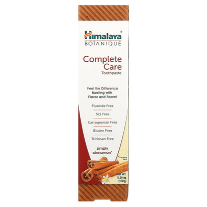Himalaya Botanique Complete Care Toothpaste, Simply Cinnamon, 150 g - view 2