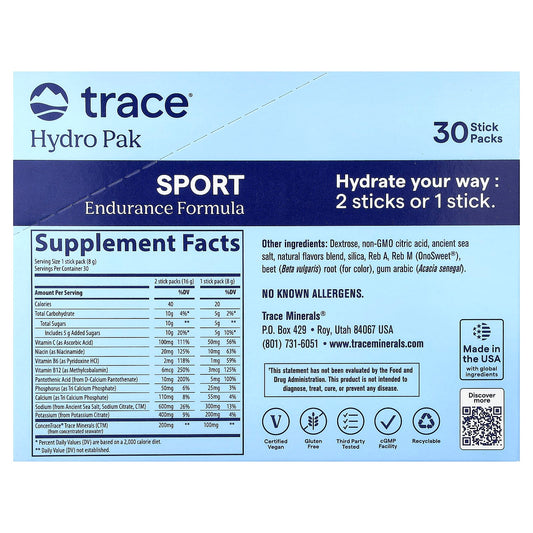Trace Hydro Pak Sport Watermelon 30 Stick Packs (8 g) - view 2