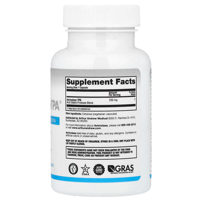 Arthur Andrew Medical Aminolase TPA 30 Capsules (250 mg per Capsule) - view 2