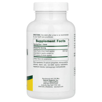 NaturesPlus Apple Pectin, 500 mg, 180 Tablets - view 2