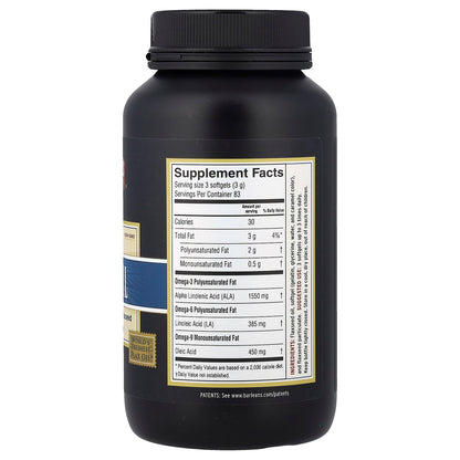 Barlean's Lignan Flax Oil, 250 Softgels - view 2