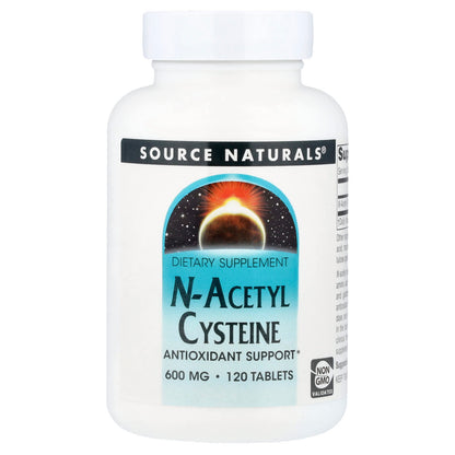Source Naturals N-Acetyl Cysteine, 600 mg, 120 Tablets