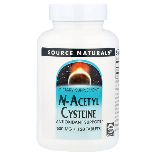 Source Naturals N-Acetyl Cysteine, 600 mg, 120 Tablets