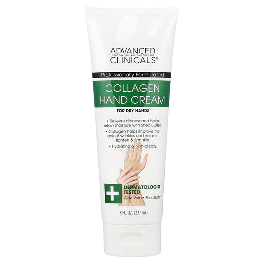 Advanced Clinicals Collagen Hand Cream 237 ml (8 fl oz)