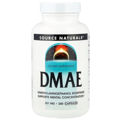Source Naturals DMAE 351 mg, 200 Capsules