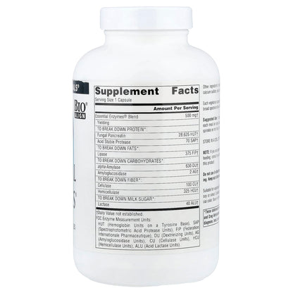 Source Naturals Daily Essential Enzymes, 240 Vegetarian Capsules - view 2
