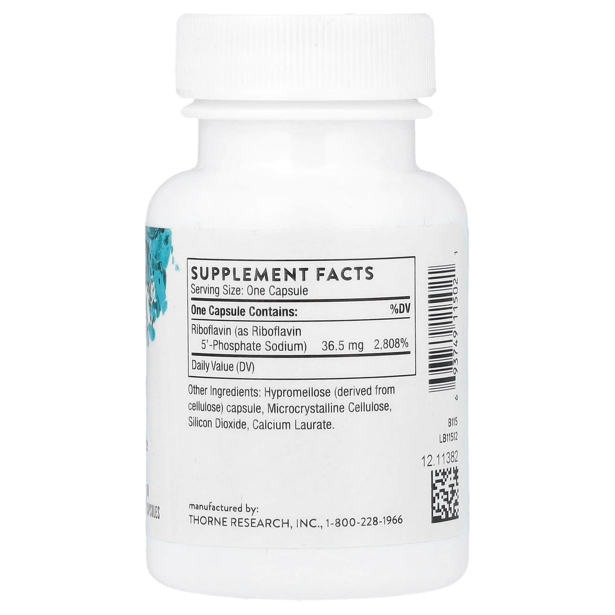 Thorne Riboflavin 5' Phosphate, 36.5 mg, 60 Capsules — alternate product view