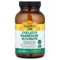 Country Life Chelated Magnesium Glycinate, 90 Tablets (133 mg per Tablet)