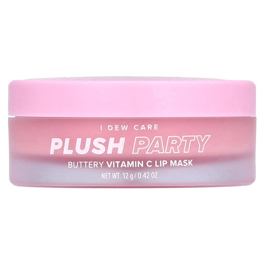 I Dew Care Buttery Vitamin C Lip Beauty Mask, Plush Party, 0.42 oz (12 g)
