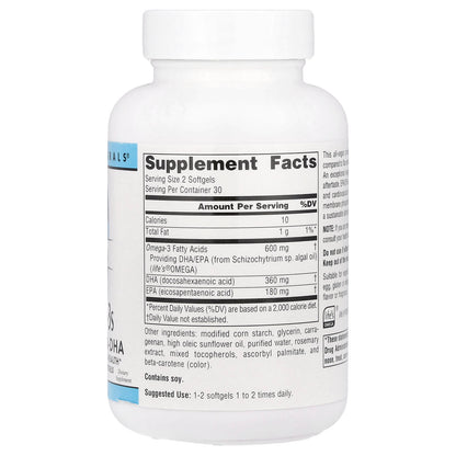 Source Naturals Vegan Omega-3s, Non-Fish EPA-DHA, 300 mg, 60 Vegan Softgels - view 2