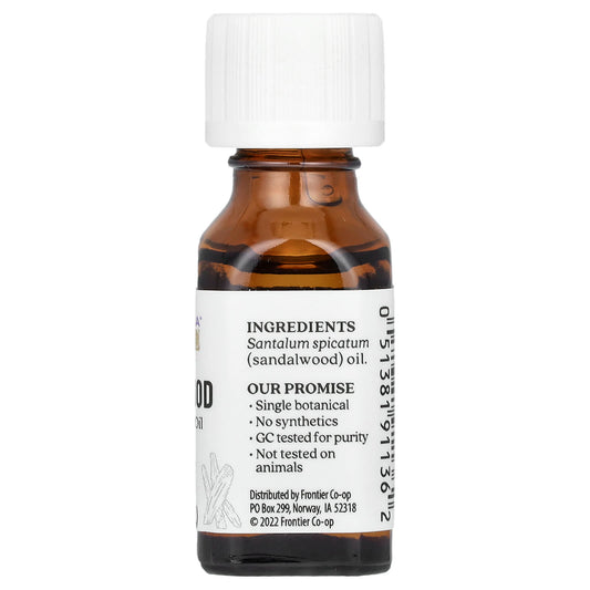 Aura Cacia Pure Essential Oil Sandalwood 15 ml (0.5 fl oz) - view 2
