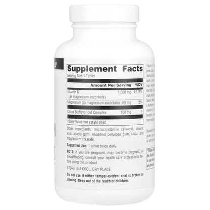 Source Naturals Magnesium Ascorbate, 1,000 mg, 120 Tablets - view 2