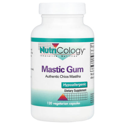 Nutricology Mastic Gum, 120 Vegetarian Capsules (0.5 g per Capsule)