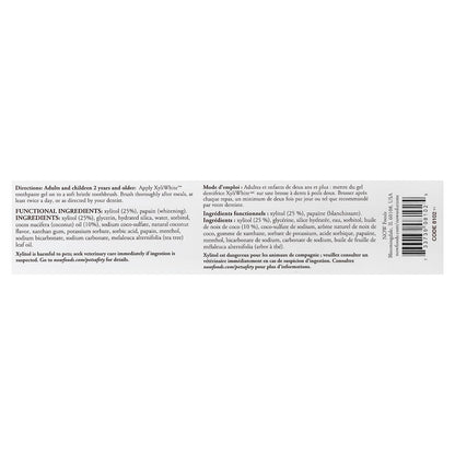 NOW Foods XyliWhite Toothpaste Gel, Coconut Oil, Mint, 181 g - view 3