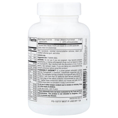 Source Naturals Pycnogenol Supreme, 60 Tablets - view 3