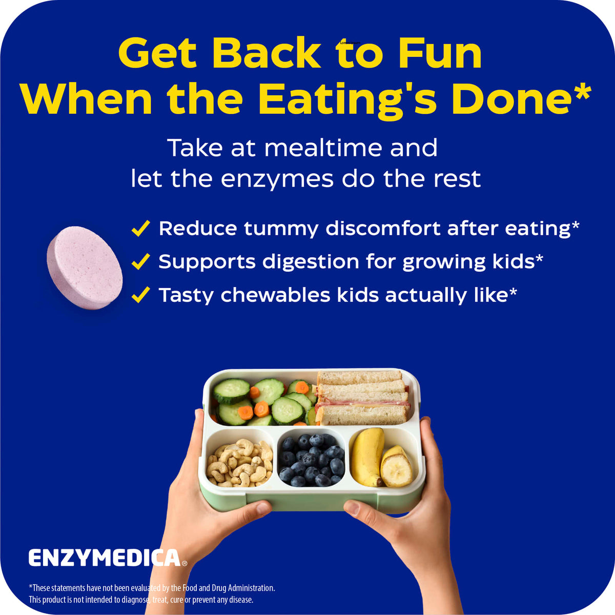 Enzymedica Kids Digest Chewable, Sugar Free, Fruit Punch, 90 Tablets - view 5