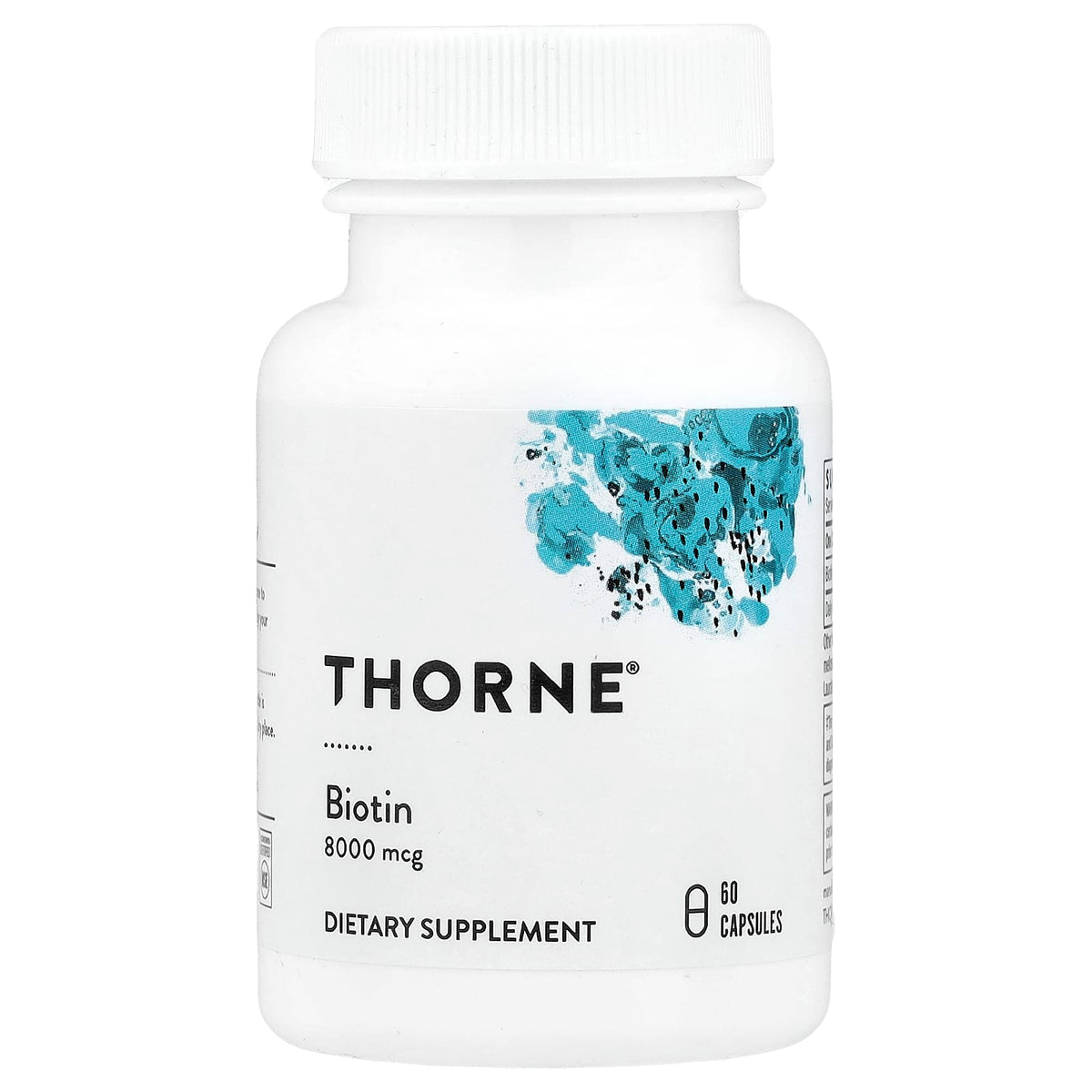 Thorne Biotin 8,000 mcg, 60 Capsules