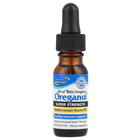 North American Herb & Spice Oreganol Oregano Oil, 13.5 ml (0.45 fl oz)