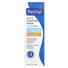 PanOxyl Foaming Wash 10% Benzoyl Peroxide 1 oz