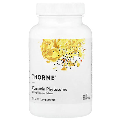 Thorne Curcumin Phytosome Sustained Release, 250 mg, 120 Capsules