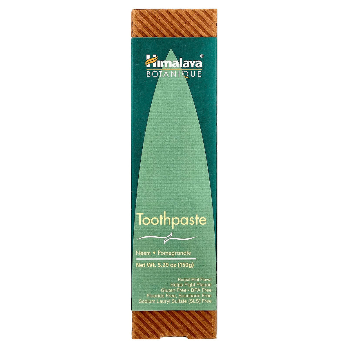 Himalaya Botanique Toothpaste, Neem & Pomegranate, Herbal Mint, 150 g - view 2