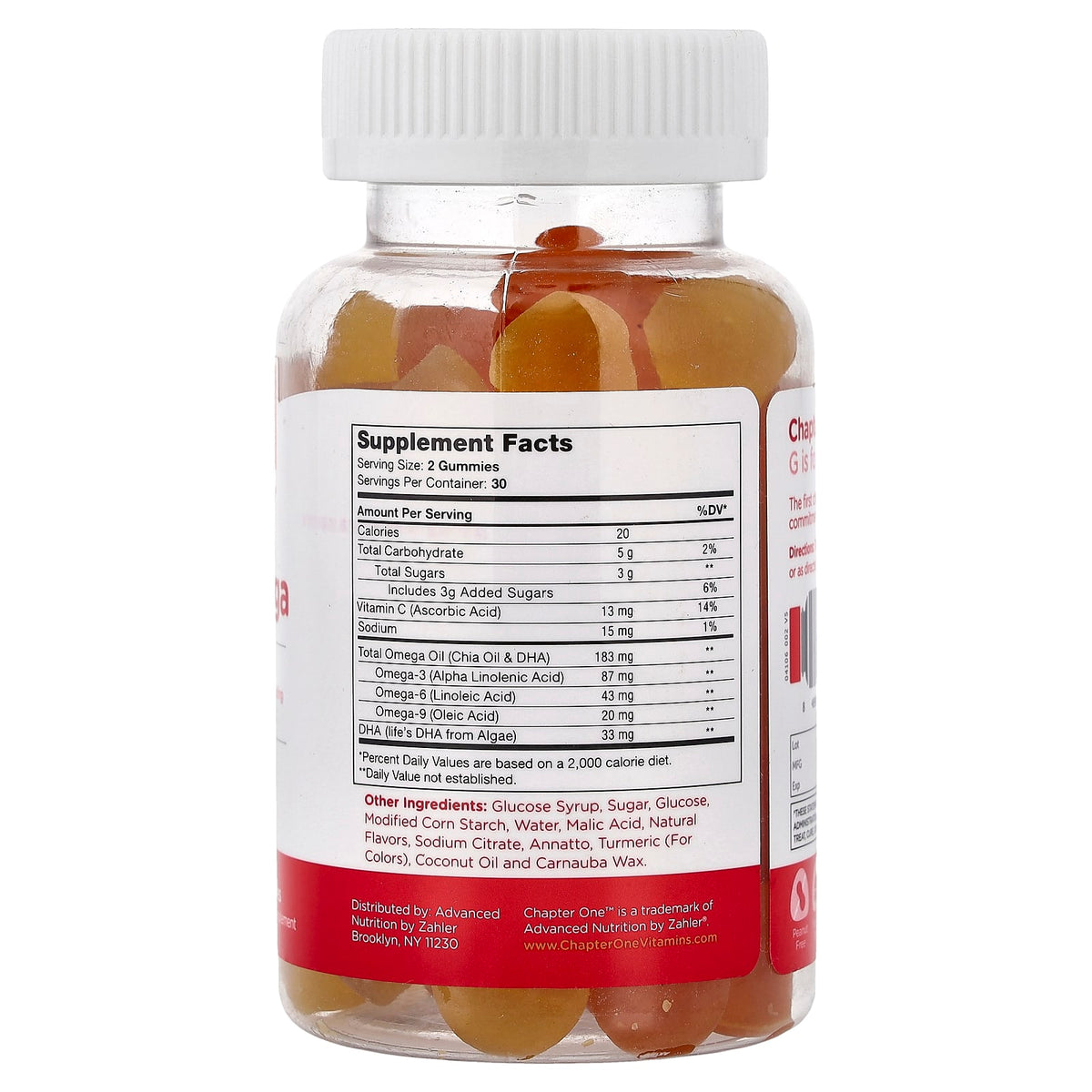 Zahler Chapter One Omega Gummies, Flavored, 60 Gummies - view 2