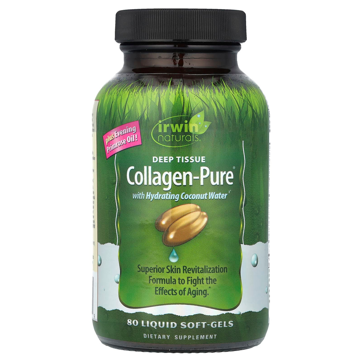 Irwin Naturals Deep Tissue Collagen-Pure, 80 Liquid Soft-Gels — product view