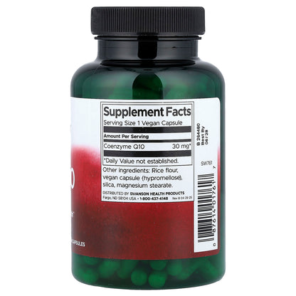 Swanson Vitamins CoQ10 30 mg 240 Vegan Capsules - view 2