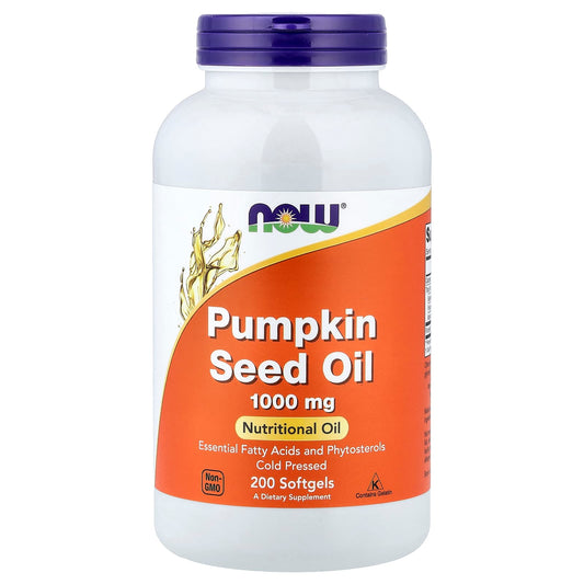 NOW Foods Pumpkin Seed Oil 1,000 mg, 200 Softgels