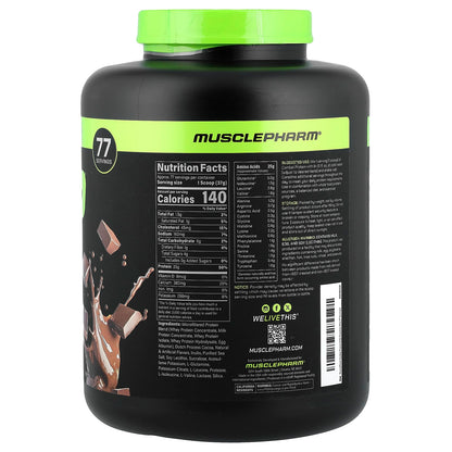 MusclePharm Combat Protein Powder, Chocolate Milk, 2.8 kg (6.2 lb) - view 2
