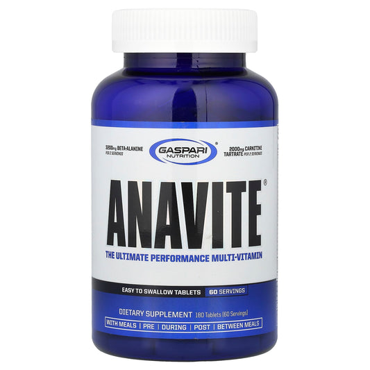 Gaspari Nutrition ANAVITE Performance Multi-Vitamin, 180 Tablets