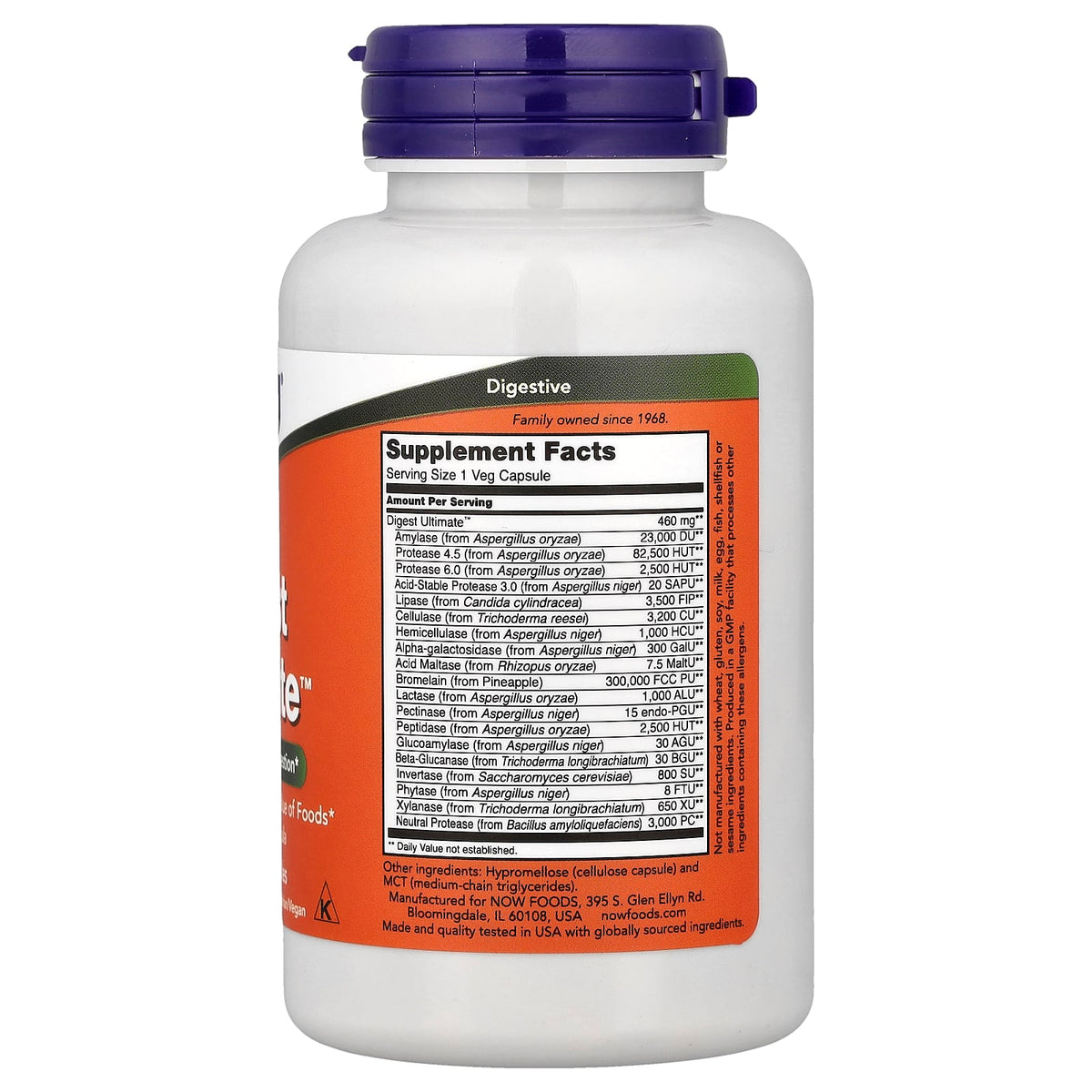 NOW Foods Digest Ultimate, 120 Veg Capsules — alternate product view