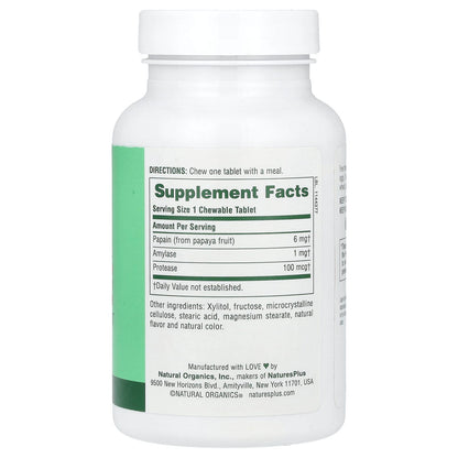 NaturesPlus Chewable Papaya Enzyme, 360 Tablets - view 2