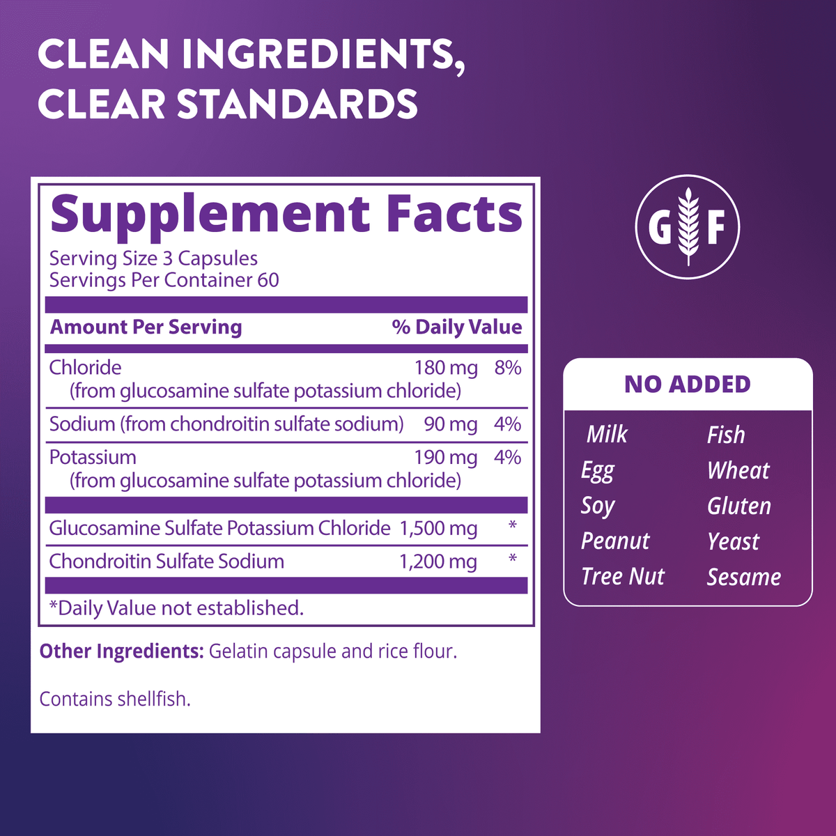 MRM Nutrition Glucosamine Chondroitin, 180 Capsules - view 3