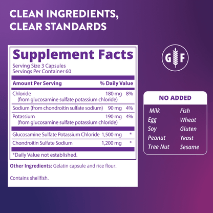 MRM Nutrition Glucosamine Chondroitin, 180 Capsules - view 3