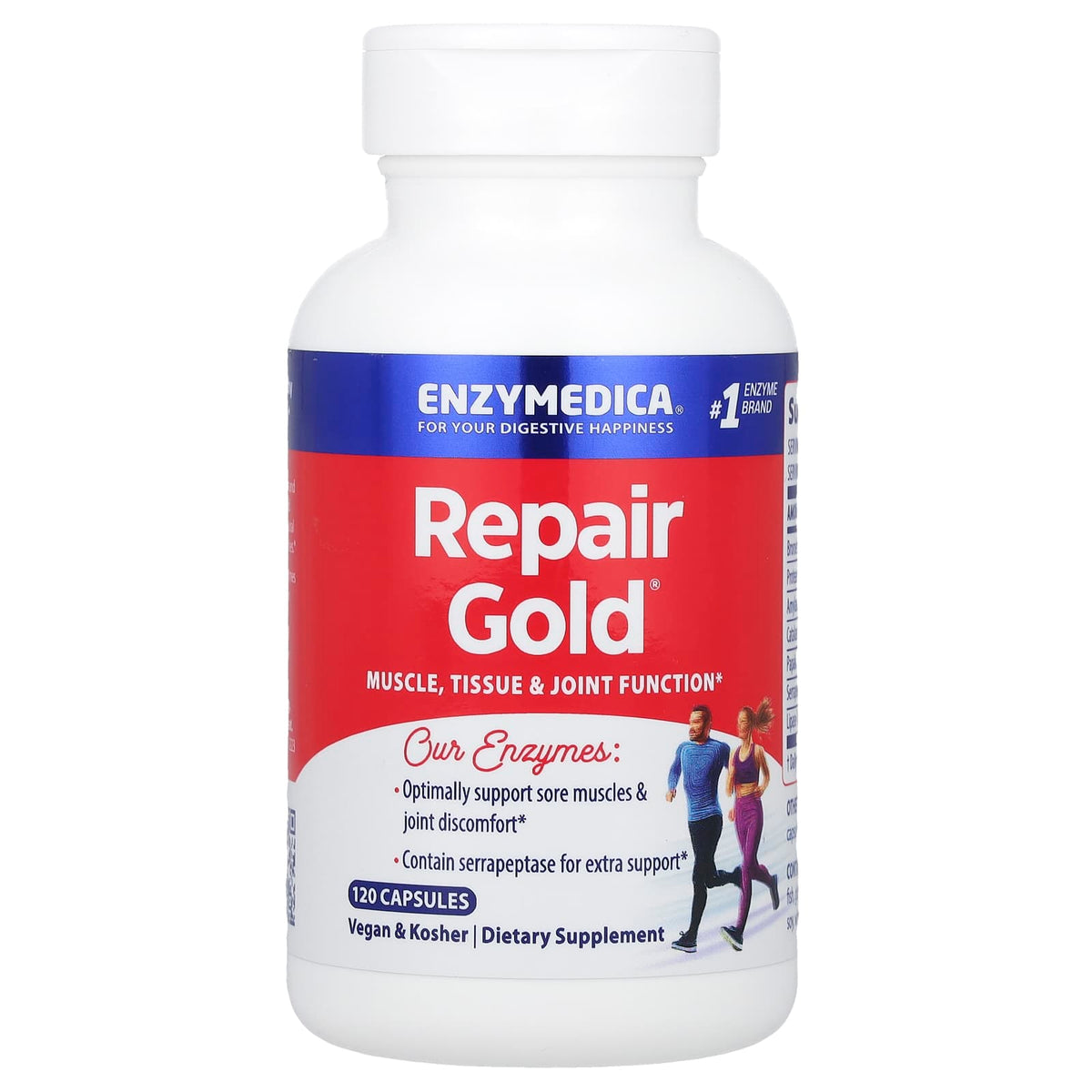 Enzymedica Repair Gold Enzyme Formula, 120 Capsules — product view