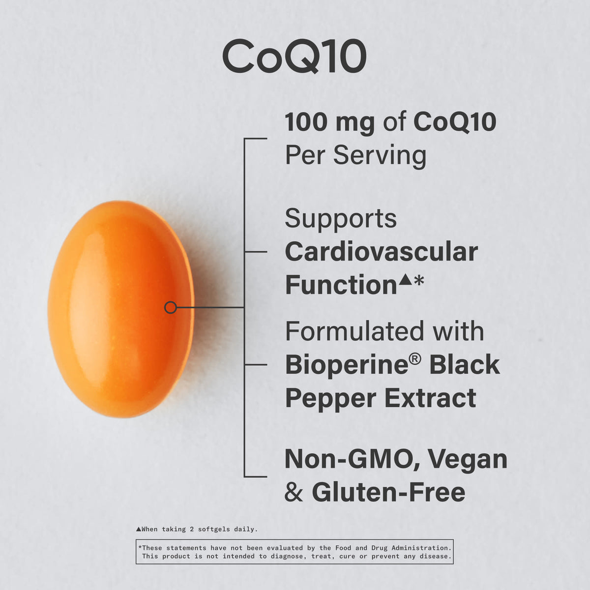 Sports Research CoQ10 USP Grade with BioPerine, 100 mg, 120 Veggie Softgels - view 3